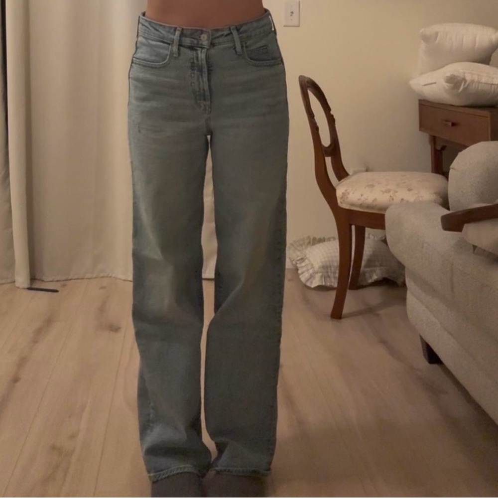 Old Navy Light Blue Straight Leg Women's Jeans